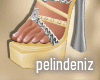 [P] Carol yellow heels