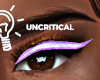 Lilac cat eyeliner