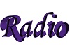 ~ks Purple Glitter Radio