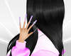 PURPLE NAILS SLAY ME