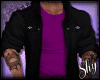 ! Purple & Black Jacket