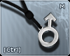 |C| M Symbol Necklace ~M