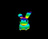 Rainbow Shoulder Bunny