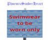 Swimwear Sign