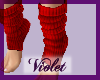 ( V) Red socks