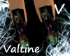 Val -Rainbow Heart Nails