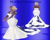 Blue Wedding Lace Dress