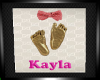 ~C~ Kayla Baby Plaque