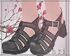 ⓐ Black Jelly Sandals