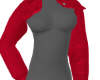 Cherry Red Crop Jacket