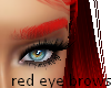 red eyebrows