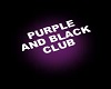 Purple and Black 