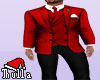 VELVET  red suit