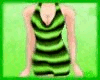 green Striped no belt