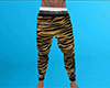 Brown Tiger Stripe PJ Pants (M)