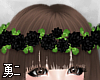 Y' Black Flower Crown