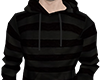 Striped Long Black Shirt