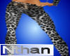 N] Leopard Whit Pants PF