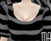 |MA|Gray Striped Sweater