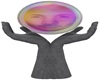 ! CRYSTAL BALL W/FACE