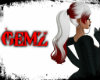 GEMZ!! RED&WHITE PONY