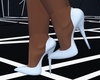M| White Heels Shoes