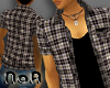 *NoA*Black Plaid Shirt