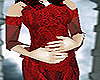 Blood Red Lace Maternity