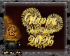 New Year Sign Gold