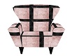 MODERN PINK GRY CHAIR