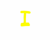 Yellow Letter I