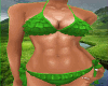 {CL}Green Ruffle Bikini