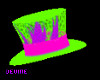Ani/Neon Green/Pink Hat