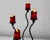 Black PVC Candle Stand