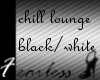 *fb* chill lounge: blk/w