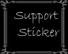 Support Sticker Banner