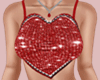 E* Red Heart Top