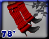 black red winter boots#1