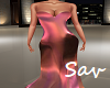 Sunset Demure Gown