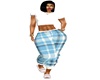 Multi Blue PJ Pant