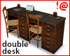 !@ Antique double desk