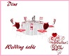 pink&red guest table