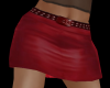 [BS] Red Leather Skirt