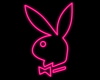 neon playboy bunny pink