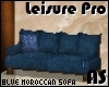 AS Blue Moroccan Sofa