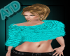 ATD*Turquoise Furry top