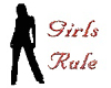 Female girls rule tee