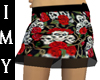 |Imy| Skulls/Roses Skirt