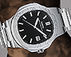 PP Silver & Black Watch