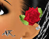 *AK flower in hair rose1